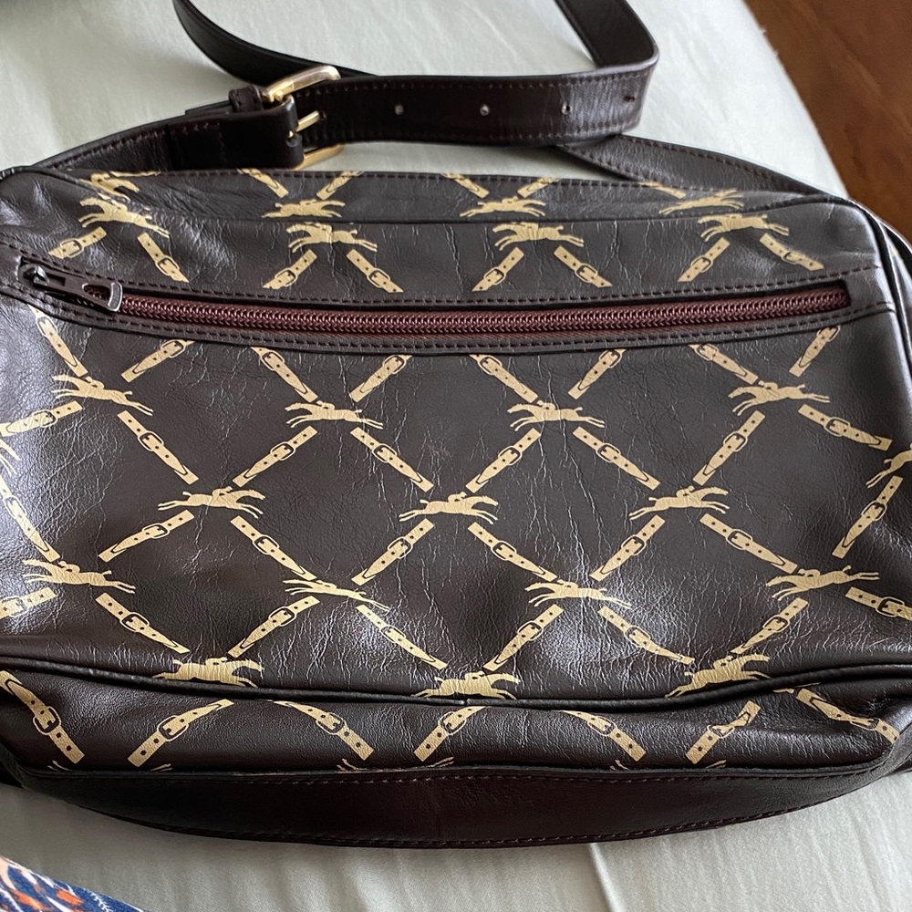 Longchamp brown messenger bag. - Picture 2 of 11